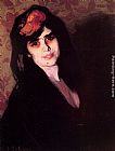 Ignacio Zuloaga y Zabaleta Portrait of a young woman painting